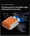 Portable Rotary Double Ring Electric Shaver Razor Travel Magnetic Electric Razor. 