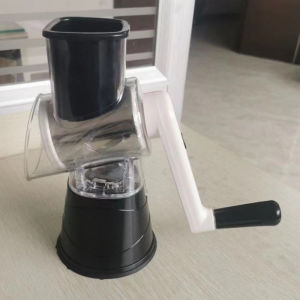 1pc Highly efficient and versatile Vegetable and Fruit Slicer Grater - benchtop drum cutter with drum design for fast even shre