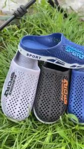 Mẫu Mới sport - sục nam dẻo pvc siêu bền mềm êm dẻo chống trơn thoáng khí rẻ đẹp dép nam