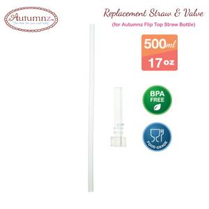Autumnz Eastman Tritan Flip Top Children Straw Bottle (300ml / 500ml / 630ml) 9m+ BPA FREE *SUPERBRAND AWARD*