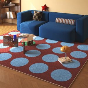 MECOME 80120ซม พรมห้องนั่งเล่น ง่าย คริสตัลเวลเวท ผ้าห่ม ใหม่ ดูดซับน้ำได้ดี ยางขอบประตู