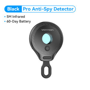 Vention Pinhole Camera Detector High-efficiency Detection Anti-Peeping Security Protection Portable Hidden Lens Detector for Couple Lady Female Student Hotels Public Restrooms Apartments Fitting Rooms