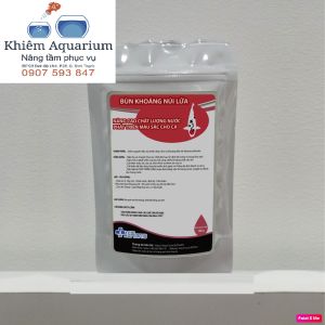 Khoáng núi lửa 100gr Phát triển Tăng màu sắc cho cá koi cá rồng cá vàng cá cảnh cá sung ham ăn cấp khoáng chất