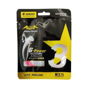 SIRENXI Tiêu chuẩn Dây vợt cầu lông 0.7mm G3 Đàn hồi cao Dây cầu lông Thiết bị thể thao Bền Nghiệp dư