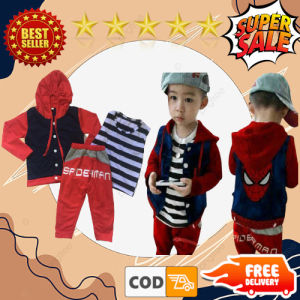 Daigo SPIDEY KIDS 3In1 Setelan Anak Cowok Import & Cara Memilih Ukuran yang Tepat
