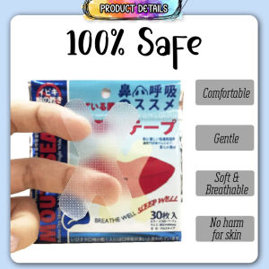 [Datz] Anti DengkurSleep Strips Advanced Gentle Mouth Tape to Prevent Mouth Breathing Instant Snoring Relief 止鼾贴  - BA13