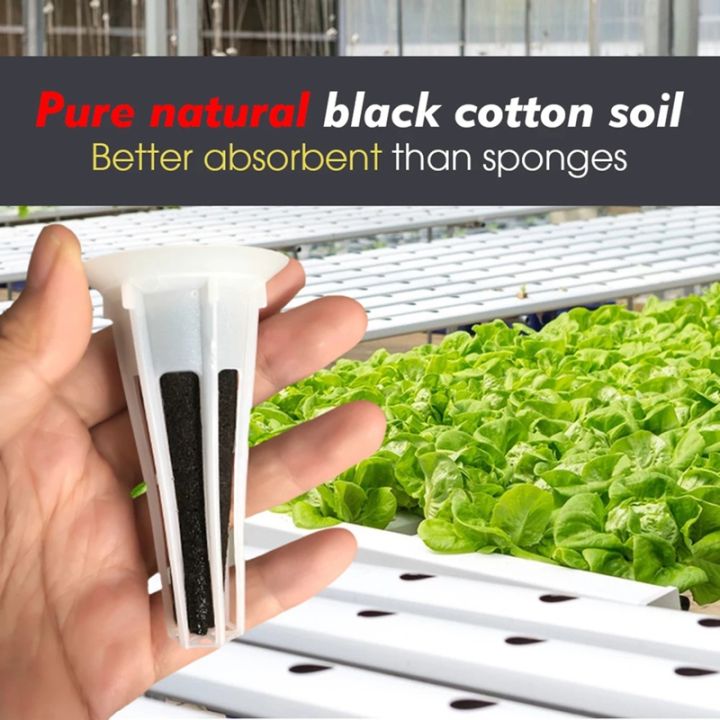 View of Hydroponics Planter Substrate Kit Garden Soilless Nursery System Seed ...