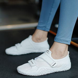 รองเท้าสควอชเดดลิฟต์ Goron Shark สำหรับฟิตเนสในร่ม รองเท้าฝึกซ้อมทั้งหมด รองเท้ายกน้ำหนักแบบไม่มีเท้า ระบายอากาศได้ ไม่ลื่น