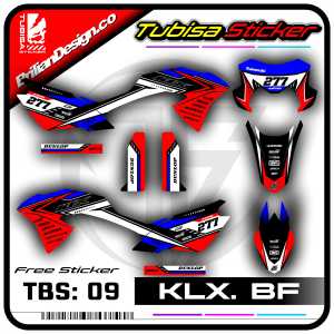 Sticker Striping Kawasaki KLX BF G SE - Stiker Striping Variasi KLX BF G SE. TBS.SF.09