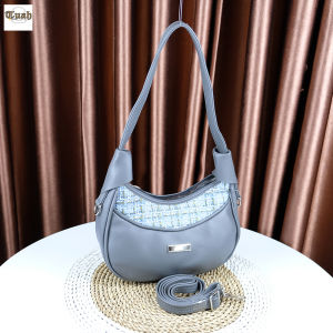 TUAH BAGS  Selempang Hobo Wanita Kombinasi Snow Kanvas 2514 Sling Bag ootd Kekinian Tas Bahu Tas Bulan Terbaru Tas Wanita / Tas wanita terlaris