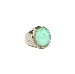 Natural Cincin Batu Akik Pirus Persia Lawasan