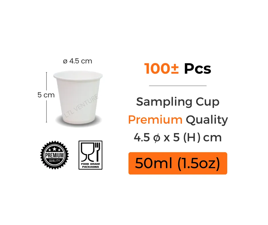 White Paper Cups 1500 PCS Paper Condiment Cups 1 Oz, Paper Souffle - View #3