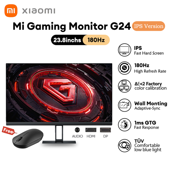 Xiaomi Redmi Gaming Monitor G24 23.8 inch 180Hz Fast IPS Screen 1ms GTG Low Blue Light Computer Monitor