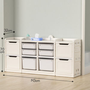 Pre-order Toy Storage Toy Organizer Toy Storage Box Kids Book Shelf Kids Book Rack with White Board