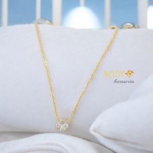 [COD] Noin - Kalung Wanita Titanium Mata Merah Perhiasan Aksesoris
