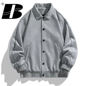 BARKID | JAKET VARSITY PRIA WANITA FULL FLEECE BASEBALL