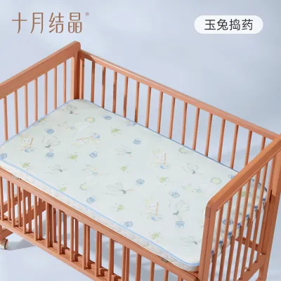 TEN-M JOURNEY Baby Ice Silk Cooling Mat Summer Special for Infants and Toddlers Milk Silk Cooling Pad