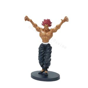 PRETTYG 22cm Baki Hanma Anime Figure Hanma Yujirō Action Figures The Strongest Man on Earth Figurine PVC Adult Collection Model Toys