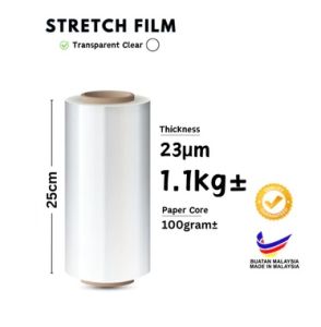 Durable Stretch Film Plastic Wrapping Film Roll Packing Stretch Film 50cm