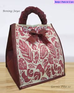 Tas Pita Kibir 22 Daun Maroon