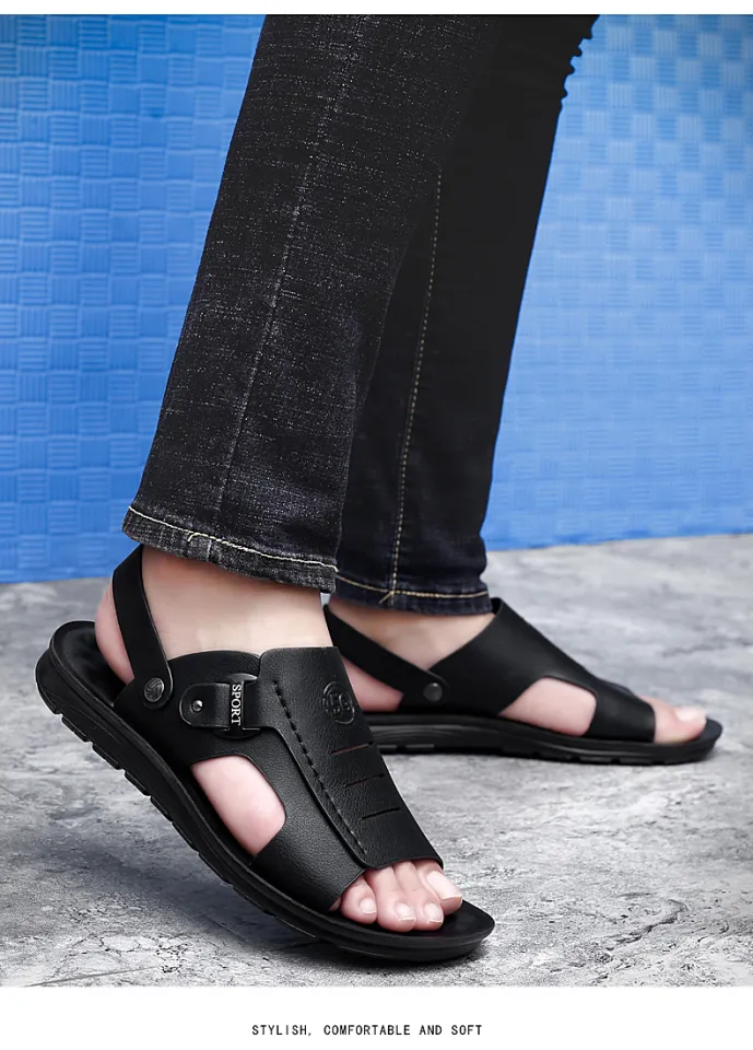 Update 123+ formal leather sandals for men