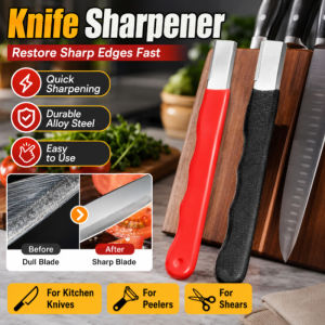 Portable Mini Knife Sharpener Multifunctional Handheld Alloy Steel Quick Sharpening Kitchen Sharpening Tool Home Use