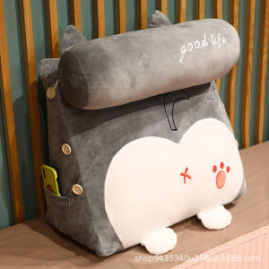 Triangle Cushion Bedside Cartoon Sofa Pillow Back Soft Large Backrest Bedroom Tatami Bay Window Bed Modern Chair Waist Pillow