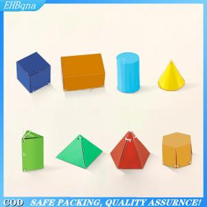 COD Kéo chuỗi 3D hình học cuốn sách học tập 3D hình học cuốn sách học tập với bện dây thiết kế dạy khối lượng & diện tích bề mặt công thức