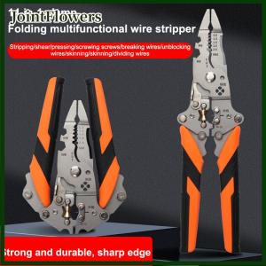 JointFlowers 14 trong 1 có thể gập lại đa chức năng dây vũ nữ Thoát y separator cho quanh co cắt kéo uốn tóc bồng dây tước thợ điện công cụ