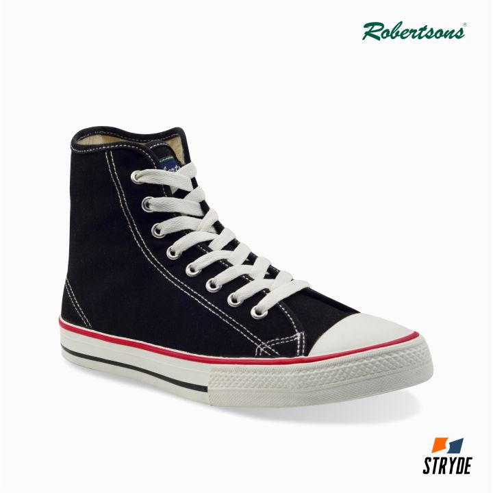 Robertsons Canvas High Cut Shoes 9805 Black