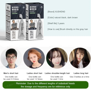 Hair Coloring Cream with Its Own Comb Hair Dyeing Cream Extract Pigmentation not Easily Punched