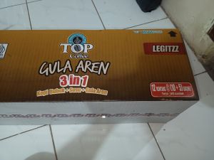 1 DUS TOP Kopi SUSU Gula Aren TUBRUK LEGITZZ 3in1 Instant Coffee Sachet 27gr