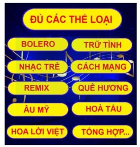 USB nghe nhạc trên ô tô có sẵn Hơn 2000 bài chất lượng cao đầy đủ các thể loại hình và tiếng