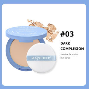 Maycheer Pressed Powder Oil Control Lasting Waterproof and Sweatproof compact powder