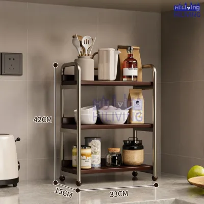 🌟SG STOCK🌟Multi-Functional 3-Tier Open Storage Shelf Unit Freestanding Bookshelf for Small Spaces