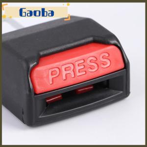 gaoba 2Pcs Car Seat Belt Clip Extender Safety Seatbelt Lock Buckle Plug Thick Insert Socket Extender Safety Buckle Car Accessories