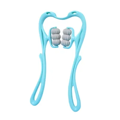 SG STOCK Neck Massager Cervical Spine Massage Roller Handheld Shoulder Massager Deep Tissue Pain Relief