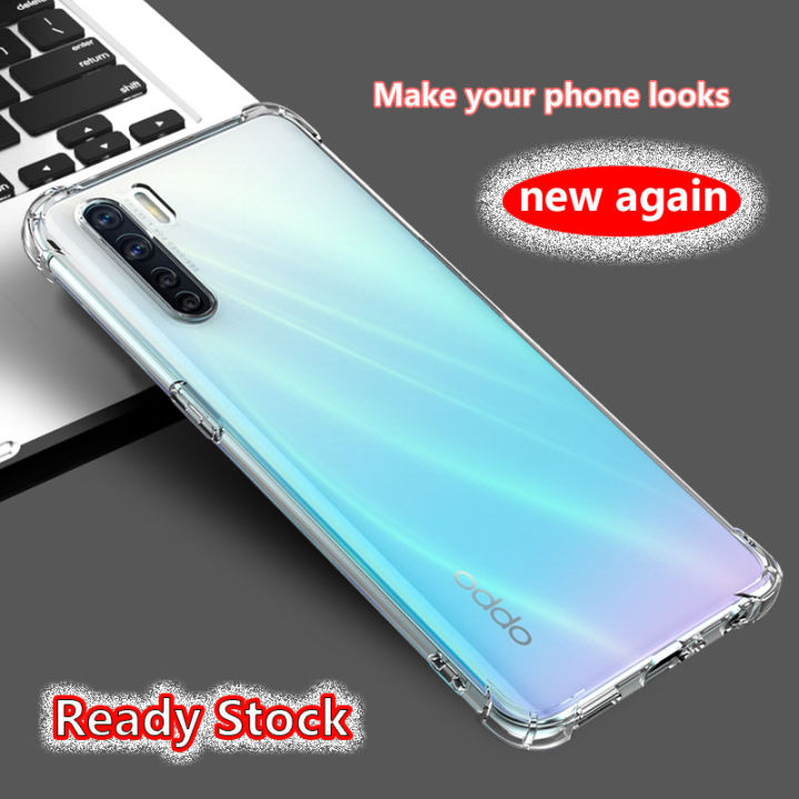 For Oppo Reno 4G A91 F15 CPH2043 Crystal Clear Jelly Case Air
