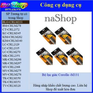 NaShop - 10 Bộ lục giác Corolla M131 công cụ dụng cụ Corolla phụ tùng đồ nghề (CCDC)