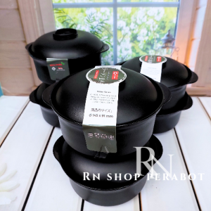 3 PCS MANGKUK RAMEN SET TUTUP / MANGKUK RAMEN 6 INCH TERLARIS