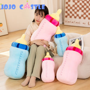 JOJO CASTLE Kawaii Milk Bottle Plush Toy Giant Stuffed Soft Nap Pillow Baby Sleep Appease Feeding Bottle Doll Sofa Cushion Kids Xmas Gift