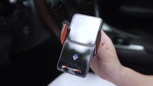 Wireless Car Charger15W Fast Charging Auto-Clamping Car Charger Phone Mount Air Vent Cell Phone HolderFit for iPhone Android and All Smartphones