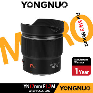 YONGNUO YN17mm F1.7M Wide-angle Prime Lens MFT M4/3 Mount for Olympus Panasonic MFT Cameras GH5 G9 G95 G85 GX85 GF-9 GF-8 GX9 GF10 E-M5 Mark II E-M10 markIII E-PL9 PEN-F