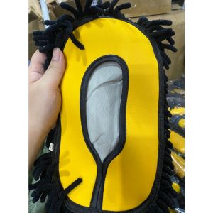 Chổi Rửa Xe Ôtô San Hô Vàng Đen Điều Chỉnh Được Độ Cong Và Độ Dài Tiện Lợi Có Cán Rút Gọn Dài 1.2 Mét