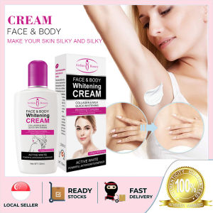 💯FAST DELIVERY! FACE&BODY Whitening cream* Dry&sensitive skin * Skin Brightening * Face Body Lightening Cream Underarm * Solve dry and cracked skin * Natural nourishment * 120ML * Moisturizing & Hydrating & Smoothing &  Lotion