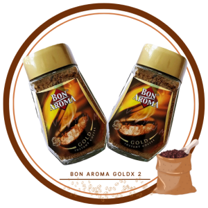 100g x 2 ขวด..Bon Aroma กาแฟ บอน โกลด์ กาแฟสำเร็จรูป Bon Aroma Gold ชนิดฟรีซดราย 100g