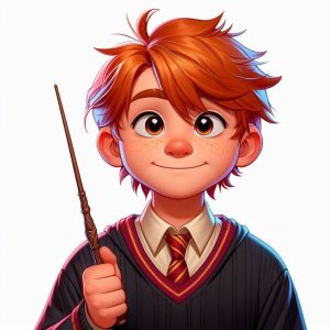sablon setrika custom untuk kaos anak bertema lucu - RON POTTER