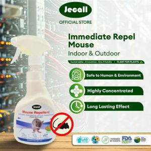 Jecall-Bio Natural Mouse Repellent Spray 500ml | Semburan Tikus Semula Jadi | Ubat Tikust | Immediate Rat Repel | Stop Cable Damage | Protect High Value Asset
