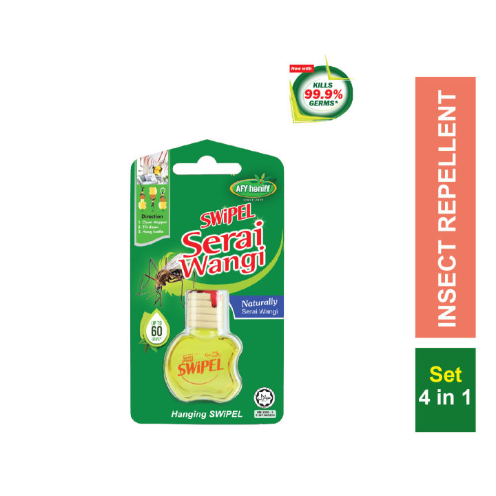 AfyHaniff SWiPEL® Serai Wangi Air Freshener with Insect Repellent 10ml