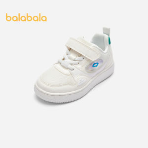 Balabala Childrens Shoes Childrens Board Shoes Boys Shoes 2024 Summer New Girls Small White Shoes Breathable Mesh Cloth Shoes